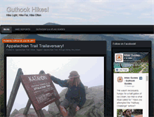 Tablet Screenshot of guthookhikes.com